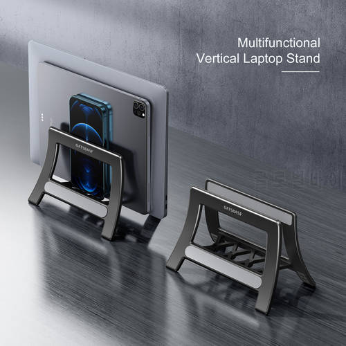 OATSBASF Vertical Laptop Stand Holder For MacBook Air Pro Xiaomi Tablet Gravity Notebook Stand ABS Laptop Support Desktop Holder