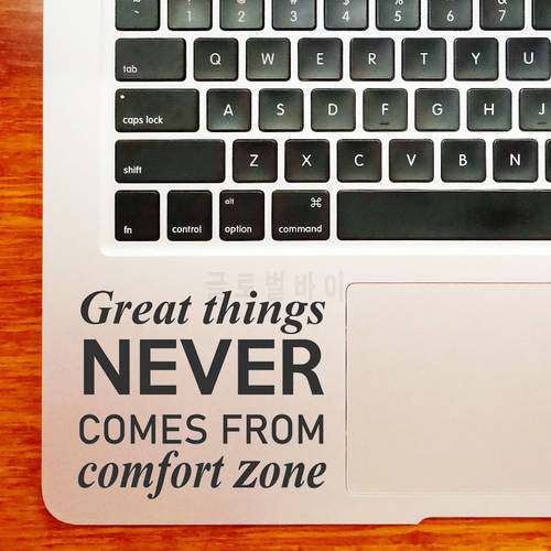 Motivational Quote Motto Trackpad Decal Laptop Sticker for MacBook Pro Air Retina 11 12 13 15 inch Mac Book Notebook Vinyl Skin