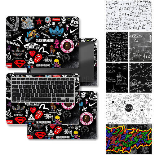 Laptop Stickers Skins PVC Graffiti Cover for 11