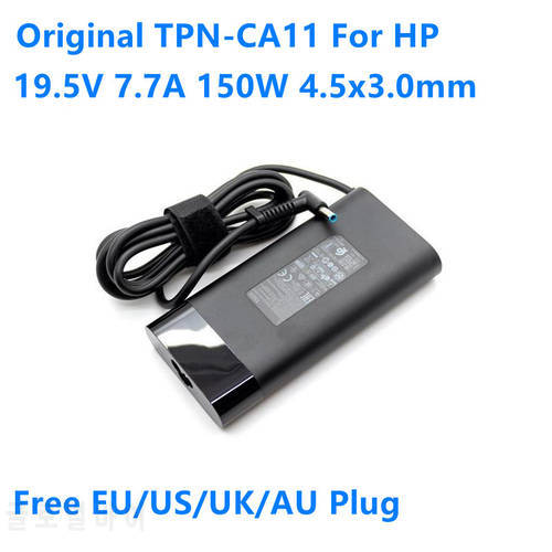 Original AC Adapter For HP 150W 19.5V 7.7A TPN-CA11 917677-001 917649-850 TPN-DA09 TPN-DA03 Power Supply Charger