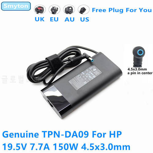 Genuine TPN-CA11 TPN-DA09 19.5V 7.7A 150W AC Adapter For HP ZBOOK 15 G3 G4 OMEN 15-AX100 PAVILION 15 Laptop Power Supply Charger