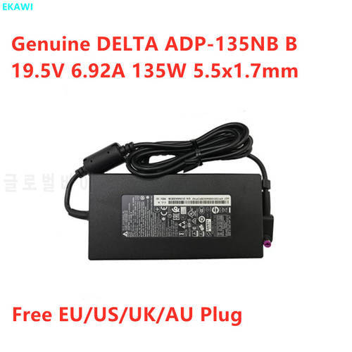 Genuine DELTA ADP-135NB B 19.5V 6.92A 135W AC Adapter For A18-135P1A ACER ASPIRE7 NITRO 5 AN515 Laptop Power Supply Charger