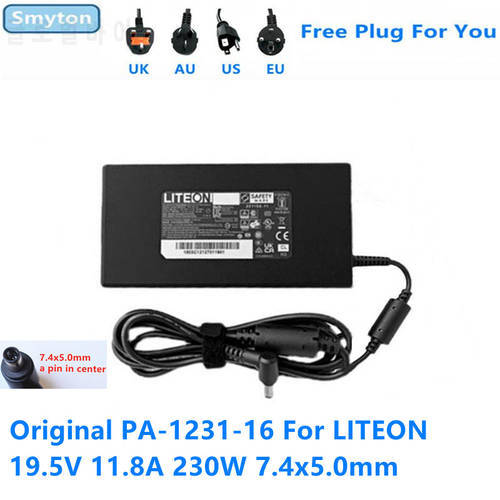 Original AC Adapter Charger For LITEON PA-1231-16 19.5V 11.8A 230W Laptop Power Supply
