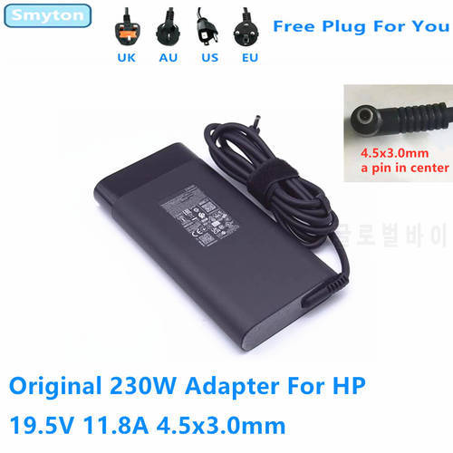 Original 230W AC Adapter Charger For HP 19.5V 11.8A 4.5x3.0mm TPN-LA10 TPN-DA12 PA-1231-08HH OMEN Laptop Charger Power Supply