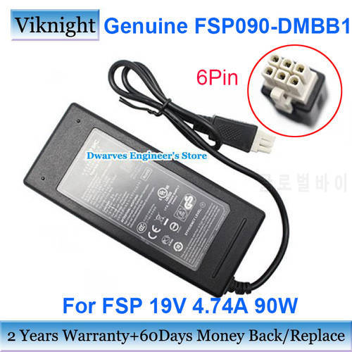 Genuine FSP090-DMBB1 19V 4.74A 90W FSP Laptop Adapter Charger AC Adapter For FSP 9NA0900510 Power Supply 6Pin