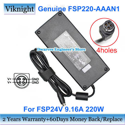 Genuine FSP 24V 9.16A 220W AC Adapter FSP220-AAAN1 9NA2200103 Charger For 3DP-25-4B Up Box 3DP-25-4A 3D PRINTER 3DP-25-4E 3DP-25