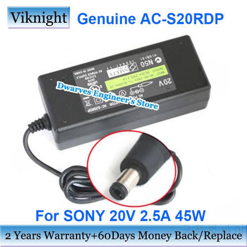 Genuine 20V 2.5A RDP-XF300IP ACS20RDP3A ac power adapter for Sony AC-S20RDP Docking Station RDP-X200IP XF300IPN X80IP charger