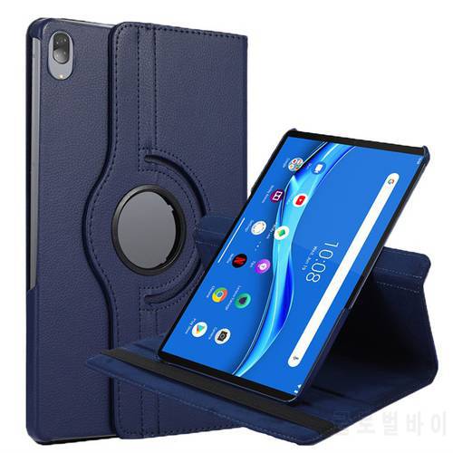 360 Rotating Case For Lenovo Tab M10 HD 2nd Gen TB-X306F TB-X306X X306 10.1 inch Tablet Funda Flip Stand PU Leather Cover Cases