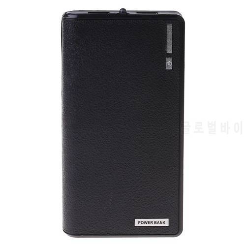 KX4A Dual USB Power Bank 6x 18650 External Backup Battery Charger Box Case For Phone