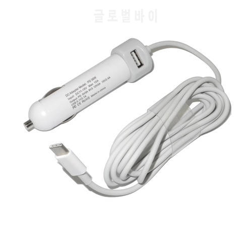 Type C Car Charger for Macbook 12inch A1534 A1540 5V 3A 9V 3A 12V 3A 15V 2.4A Usb C Car Adapter for Laptop Mobile Phones