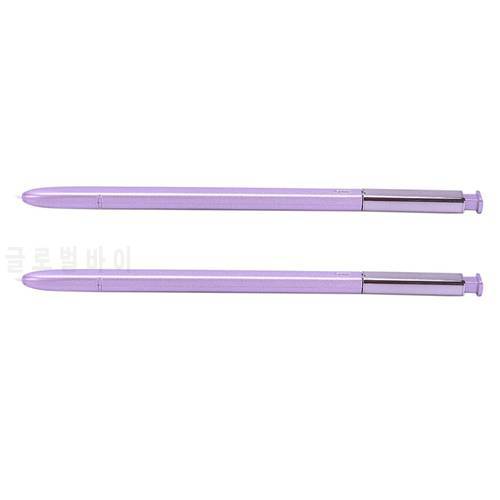 2X Multifunctional Pens Replacement for Samsung Galaxy Note 9 Press Stylus S Pen(Purple)
