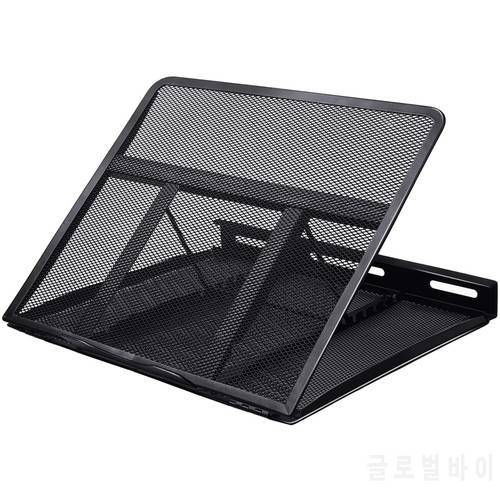 HUANUO Adjustable Laptop Stand Riser for Desk, Fits Up to 15.6 inch Notebook, Mesh Ventilated Laptop Cooling Stand with 8 Tilt