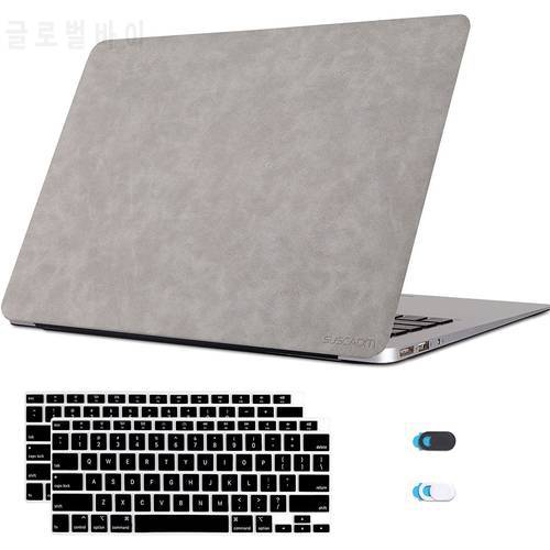 Soft Nano PU Leather Protective Skin & Keyboard Cover for MacBook Air 13 Imitation Sheepskin Skin Decal A2337 M1 A2179 A1932