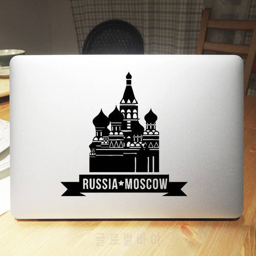 Russia Moscow Castle Vinyl Laptop Decal Sticker for Macbook Pro 14 16 Retina Air 12 13 15 Inch Mac Cover Skin Art Notebook Decor