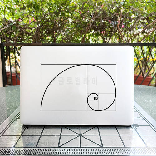Golden Ratio Geometric Figure Laptop Sticker for Macbook Pro 16 Air Retina 11 12 13 15 Inch Mac Skin Surface Dell Notebook Decal