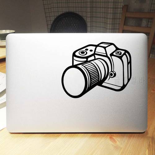 Camera Creative Vinyl Laptop Decal Sticker for Macbook Pro 14 16 Retina Air 12 13 15 Inch Mac Cover Skin Case HP Notebook Decor