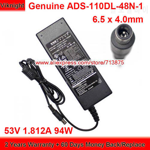 Genuine ADS-110DL-48N-1 AC Adapter 53V 1.812A for HOIOTO ADS-110DL-48N-1 530096E Switching Power Supply