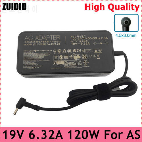 Original Adapter 120W 19V 6.32A PA-1121-28 Laptop Power Supply For ASUS ROG Gaming Notebook G501JW UX501J G501VW UX501J Charger