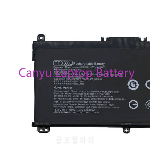 New TF03XL Battery For HP Pavilion 15-CC 14-bf033TX 14-bf108TX 14-bf008TU TPN-Q188 TPN-Q189 TPN-Q190 Q192 HSTNN-UB7J HSTNN-LB7J