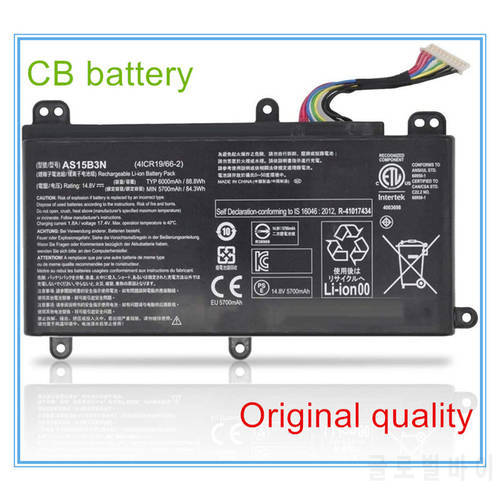 Original Battery for AS15B3N KT.00803.004 15 G9-591 AS15B3N(4ICR19/66-2)