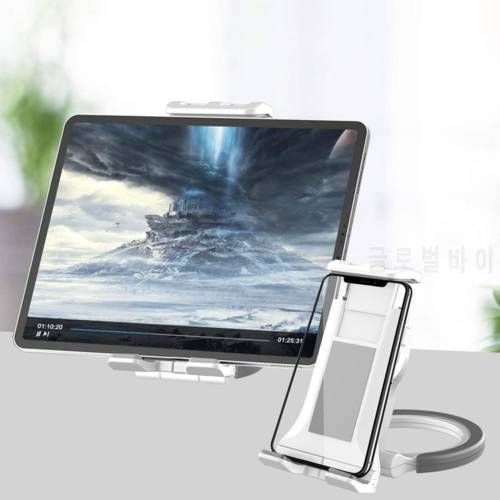 Adjustable Tablet Wall Mount, Foldable Tablet Stand Holder for IPad Pro 5-12.9 IPhone12 Samsung Xiaomi Huawei Mobile Phone Mount