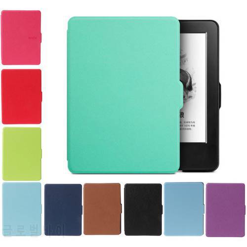 Full Body Smart Cover for Amazon Kindle 8th Generation 2016 TPU Leather with Auto Wake/Sleep Function