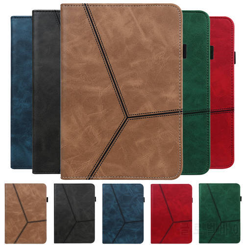 Tablet Cover For Funda Samsung Tab A8 2021 A7 S6 Lite Case Leather Wallet Flip Cover For Galaxy Tab S8 S7 Case T870 T500 T220
