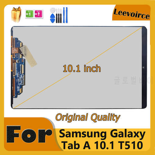 Original LCD replacement for Samsung Galaxy Tab A 10.1(2019) T510 SM-T510 T510N LCD display touch screen assembly T515 100%Test