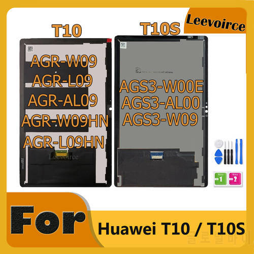 LCD Display For Huawei MediaPad MatePad T10 T10s T 10 AGR-L09 AGR-W09 AGR-AL09 AGS3-L09 AGS3-W09 Touch Screen Digitizer Assembly
