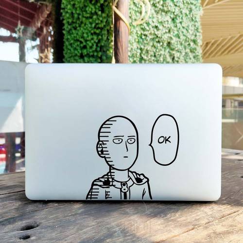 One Punch Man Anime Laptop Sticker for Macbook Pro Air Retina 11 13 15 Inch Chuwi Vinyl Notebook Cover Decal Mac Book Skin Decor