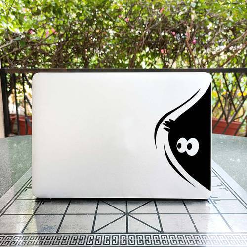 Peeking Little Monster Funny Stickers for Laptop Macbook 14 Pro Air Retina 11 13 15 Inch Mac Skin Vinyl Creative Notebook Decal