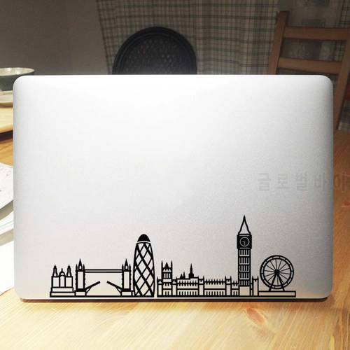 London Skyline Vinyl Laptop Sticker for Macbook Pro 14 16 Retina Air 12 13 15 Inch Mac Cover Skin Case ThinkPad Notebook Decal