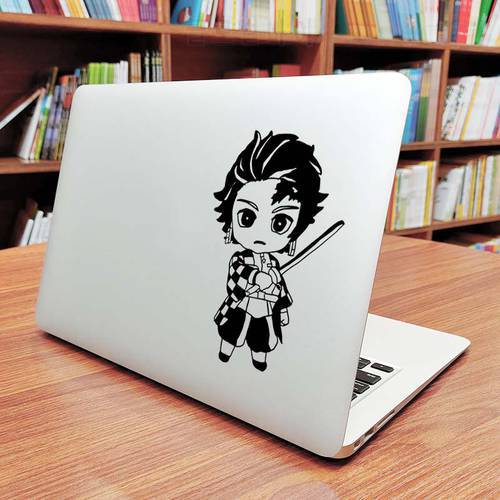 Demon Slayer Tanjiro Laptop Sticker for Macbook 14 16 Air Retina 13 15 Inch Mac Skin Vinyl Surface Pro iMac iPad Notebook Decal