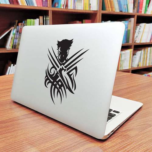 Abstract Wolf Man Laptop Sticker for Macbook Skin 14 16 Air Retina 13 15 Inch Mac A2337 Vinyl Surface Pro Adesivo Notebook Decal