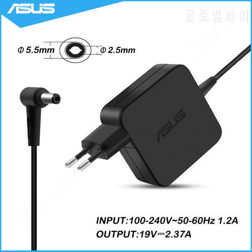 19V 2.37A 45W 5.5*2.5mm Laptop Power Charger AC Adapter For Asus X505B X505BA X505Z X505ZA X555B X550E X550EA X550L X550LA X550W