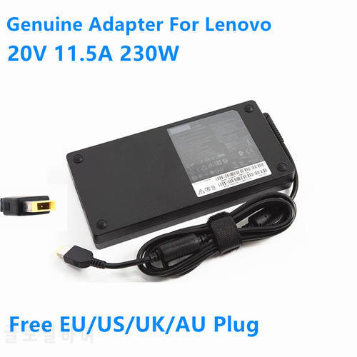 Genuine 20V 11.5A 230W ADL230NLC3A ADL230NDC3A AC Adapter For Lenovo Thinkpad Y700 P50 P51 P70 P71 Laptop Power Supply Charger
