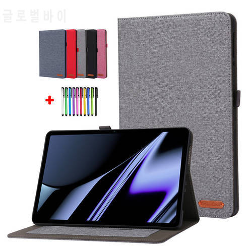 For RealmePad Mini 2022 Case 8.7 inch Tablet Funda Protective Wallet Card Slots Shell For Realme Pad Mini Cover Etui + Stylus