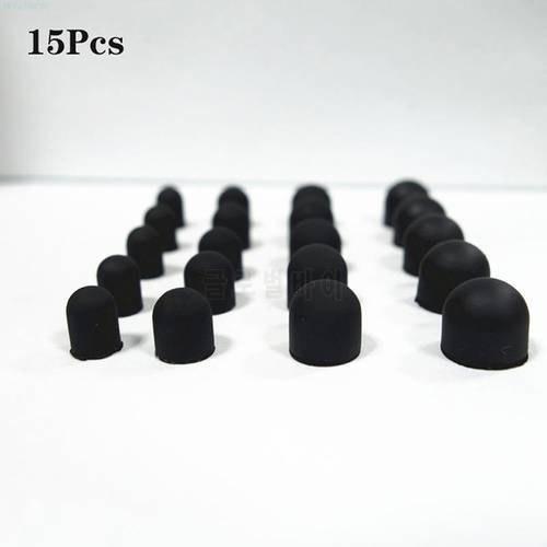 15pcs Soft Replacement Stylus Tips Replacement Silicone Nib Cover Touch Stylus