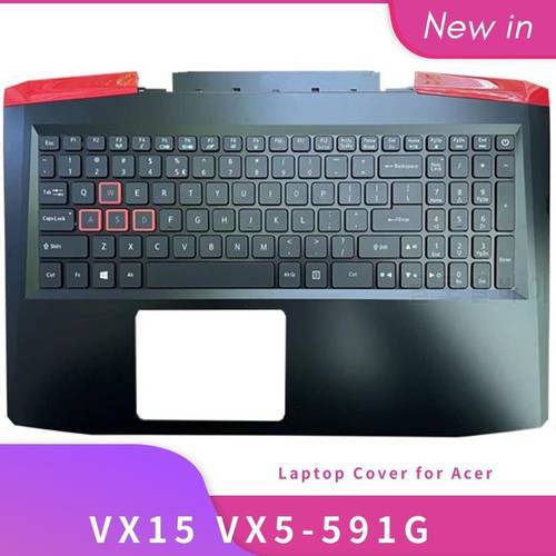 New Original For Acer Aspire VX15 VX5-591G VX5-58AX N16C7 Top Laptop Palmrest Cover with US Keyboard AP1TY000100 Cases