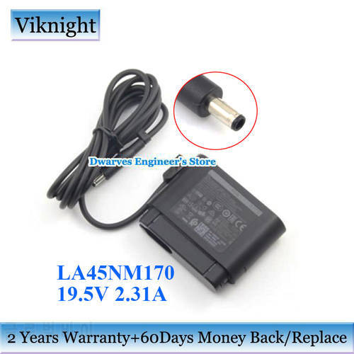 Genuine LA45NM170 Laptop Charger 19.5V 2.31A 45W AC Adapter For Dell INSPIRON 14 15 XPS 11 12 13 LA45NM121 PA-1450-66D1 03RG0T