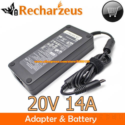 Original 280W Adapter For MSI Ge66 GP66 11UH-245 Ge76 Raider Clevo X170SMG Chicony 20V 14A A18-280P1A A280A005P Laptop Charger