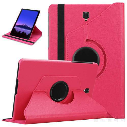 Cover Case for Samsung Galaxy Tab S4 SM-T830 Wi-Fi/SM-T835 4G LTE 10.5inch 2018 Release Tablet PU Flip Stand Flip Kickstand Case