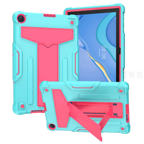 Armor Case For Huawei MediaPad T5 10.1 T10 9.7 T10S 10.1 MatePad T8 8.0 2020 Heavy Duty TPU + PC Hard Stand Shockproof Cover
