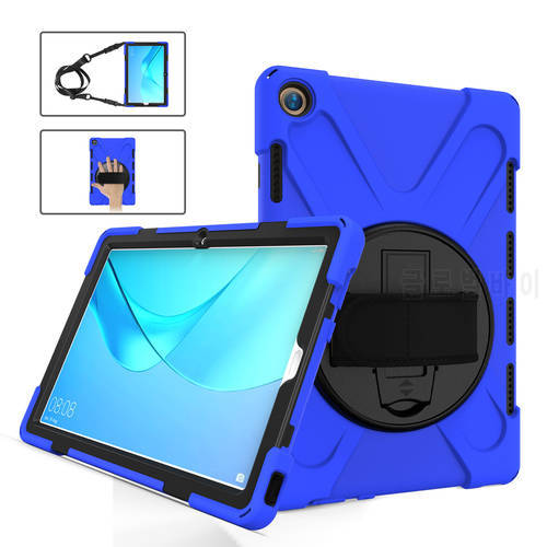 New Armor For Huawei Mediapad M5 10.8 Case CMR-AL09 W09 10 Pro CMR-W19 360 Hand Strap Shockproof Stand For Huawei M5 10.8 Case