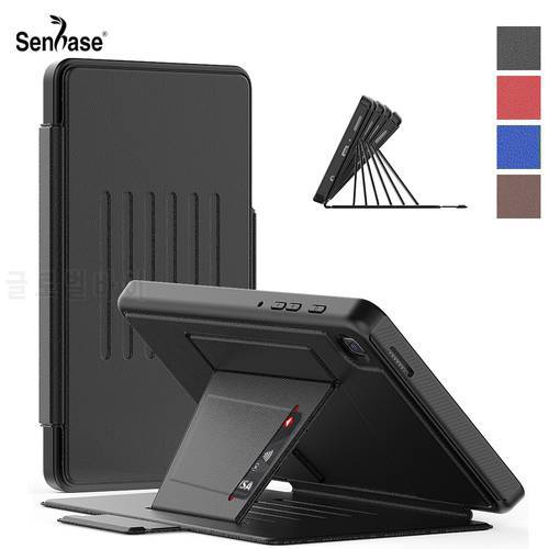 For Samsung Galaxy Tab A7 Lite 8.7 inch 2021 SM-T220 SM-T225 Case PU Leather Flip Magnetic Buckle Shockproof Stand Tablet Cover