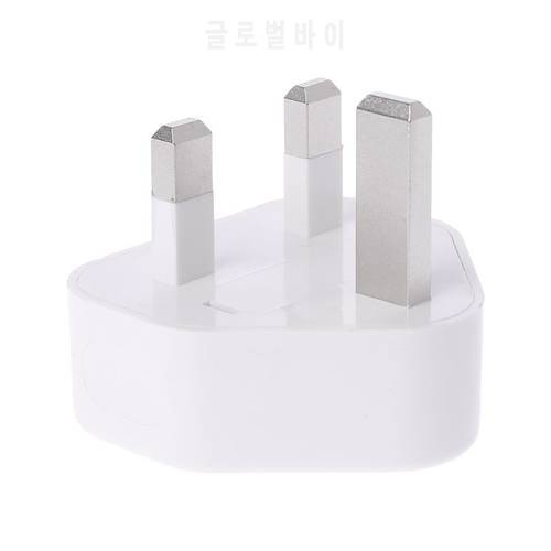 1PC Universal for apple AC Plug to UK 3 Pin Power Socket Travel Wall Charger Outlet Adapter Converter Connector B2RC