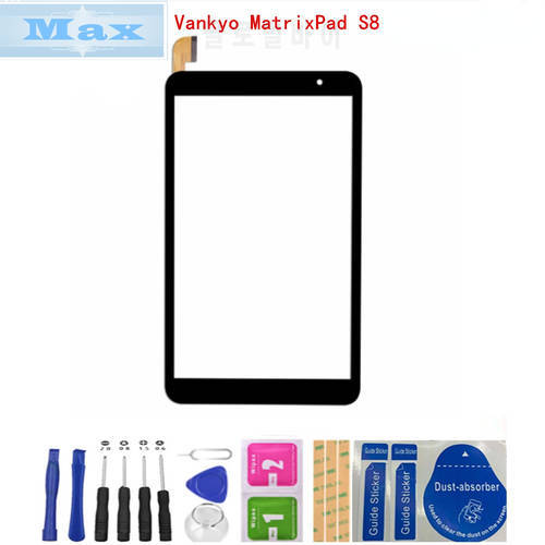 New 8 INCH Vankyo MatrixPad S8 Tablet LCD Display Touch Panels Digitizer Assembly Screen Replacement