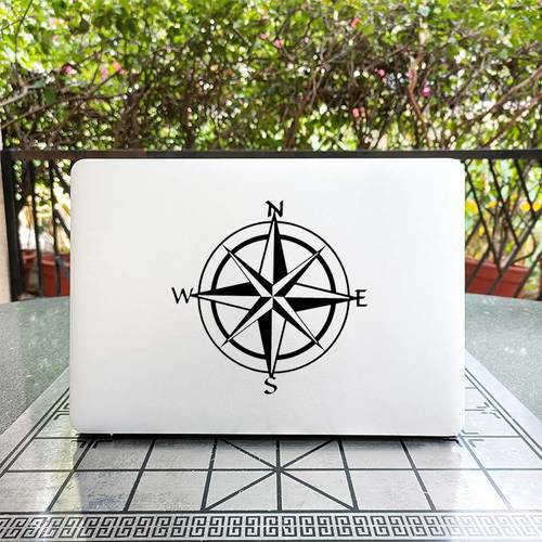 Sailing Compass Laptop Sticker Cover for Macbook 14 Pro Air Retina 11 13 15 Inch Programmer Mac Skin Vinyl Notebook Decal Decor
