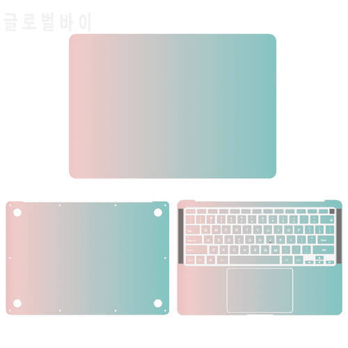 Vinyl Stickers for Macbook Air 13.3 A2337 Pro A2442 A2485 Gradient color Laptop Skins for Macbook Pro 13.3 A2338 A2289 Film