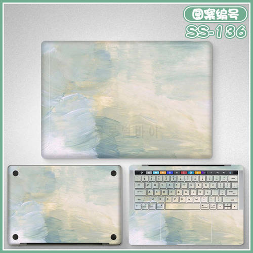 Laptop Sticker for Apple Macbook Air 13 Pro Retina 12 14 15 16 2020 2019 2018 Computer Vinyl Decal Sticker Protective Protector